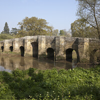 Buy canvas prints of Stopham Bridge over the River Arun at Pulborough,  by Gordon Dixon