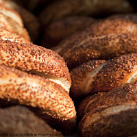 Buy canvas prints of Simit -  traditional Middle Eastern and Turkish bread by Gordon Dixon