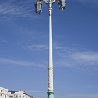 Buy canvas prints of One of Brighton's historic seafront lampposts by Gordon Dixon