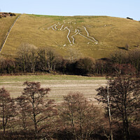 Buy canvas prints of The famous (or infamous) Cerne Giant of Dorset by Gordon Dixon