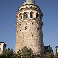 Buy canvas prints of Historic Galata Tower in the Beyoglu district of Istanbul by Gordon Dixon