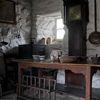 Buy canvas prints of Main living room in an olden days cottage by Gordon Dixon