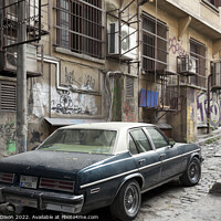 Buy canvas prints of Dusty Pontiac Ventura - Istanbul by Gordon Dixon