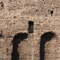Buy canvas prints of Roman viaduct brickwork - Istanbul by Gordon Dixon