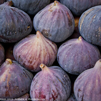 Buy canvas prints of Fresh figs for sale - Istanbul market by Gordon Dixon