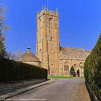 Buy canvas prints of Parish church in a Somerset village by Gordon Dixon