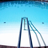 Buy canvas prints of  Guia,Portugal Swimming Pool by Nick Edwards