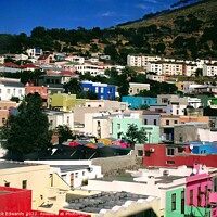 Buy canvas prints of Bo--Kaap colours, Cape Town,S.Africa by Nick Edwards