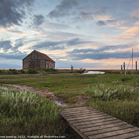 Buy canvas prints of Thornham Coal Barn by andrew loveday