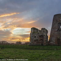 Buy canvas prints of St Benet's Abbey, Norfolk  by andrew loveday