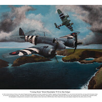 Buy canvas prints of Coming Home -  Bristol Beaufighter TF.X by Aviator Art Studio