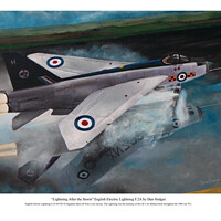 Buy canvas prints of “Lightning After the Storm” English Electric Light by Aviator Art Studio