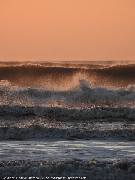 Waves Picture Board by Steve Matthews