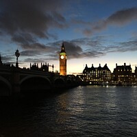 Buy canvas prints of Big Ben at Night. by Alix Forestier