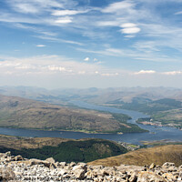 Buy canvas prints of View from the Ben Nevis in Scotland by Eszter Imrene Virt