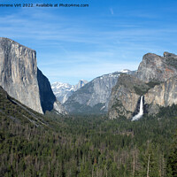 Buy canvas prints of The famous view of Yosemite National Park in California by Eszter Imrene Virt