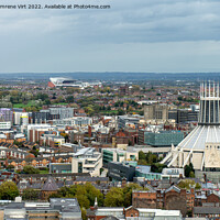 Buy canvas prints of Cityscape of Liverpool  by Eszter Imrene Virt