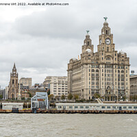 Buy canvas prints of Liver Building in Liverpool by Eszter Imrene Virt
