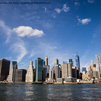 Buy canvas prints of Skyline os Manhattan, New York by Eszter Imrene Virt
