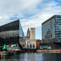 Buy canvas prints of Modern and old architecture in Liverpool by Eszter Imrene Virt