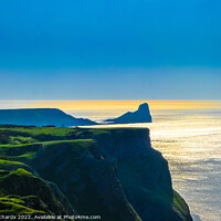 Buy canvas prints of Worm's Head Rhossili by Chris Richards