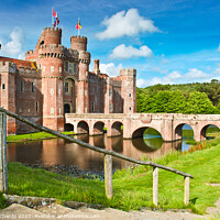 Buy canvas prints of Herstmonceux Castle by Chris Richards