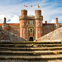 Buy canvas prints of Herstmonceux Castle by Chris Richards