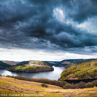 Buy canvas prints of Ominous Clouds Over Llyn Brianne by Chris Richards