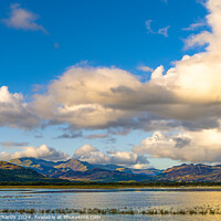 Buy canvas prints of Snowdonia from Porthmadog at Golden Hour by Chris Richards