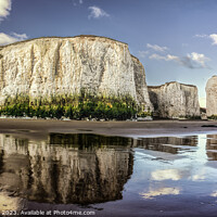Buy canvas prints of Chalk Cliffs by Ian Saunders