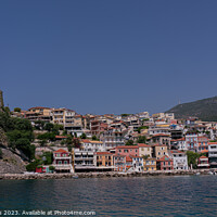 Buy canvas prints of Sunny Parga Greece by Ian Saunders