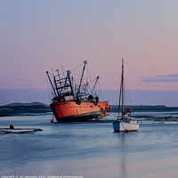 Buy canvas prints of Boats at Brancaster Staithe by Ian Saunders