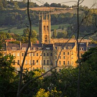 Buy canvas prints of A morning view of St Saviour’s Church of Bath by Rowena Ko