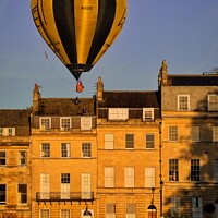 Buy canvas prints of Hot air balloon in Bath  by Rowena Ko