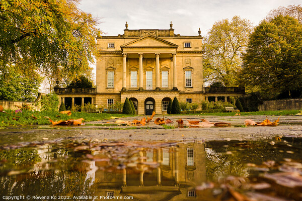 The Reflection of Holburne Museum in Golden Autumn Picture Board by Rowena Ko