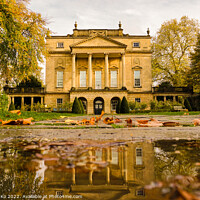 Buy canvas prints of The Reflection of Holburne Museum in Golden Autumn by Rowena Ko