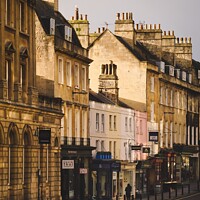Buy canvas prints of Bath Street View of George Street  by Rowena Ko