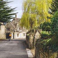 Buy canvas prints of Bathampton in Spring time - Willow tree  by Rowena Ko