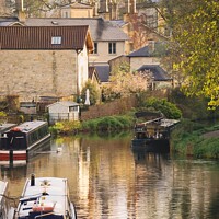 Buy canvas prints of Kennet & Avon Canal in Spring  by Rowena Ko