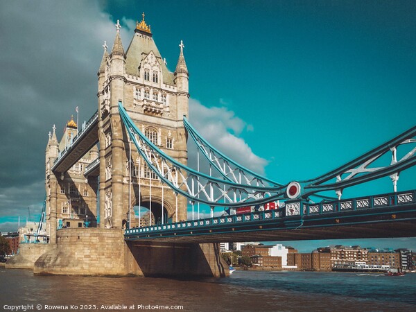 The Tower Bridge, London Picture Board by Rowena Ko