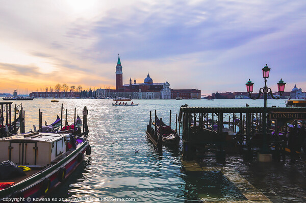 Venice in the morning  Picture Board by Rowena Ko