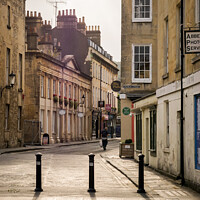 Buy canvas prints of Morning view of York Street, Bath by Rowena Ko