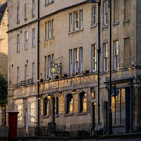 Buy canvas prints of Summer evening view of Paragon, Bath by Rowena Ko