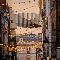 Buy canvas prints of Luminescent Floral Street, London  by Rowena Ko