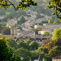 Buy canvas prints of Bathwick hill in summer morning by Rowena Ko