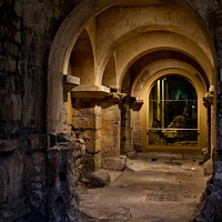 Buy canvas prints of Roman Bath Arches by Rowena Ko