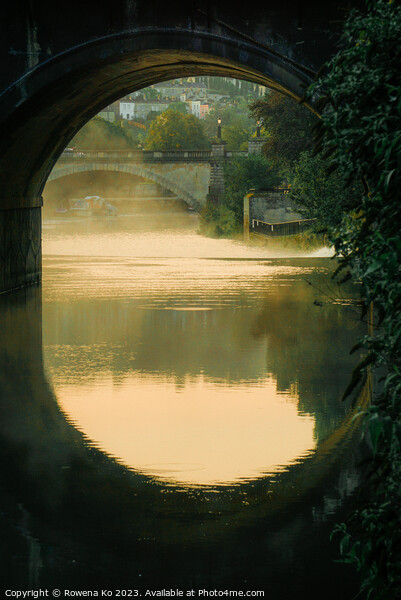 Misty morning on River Avon  Picture Board by Rowena Ko