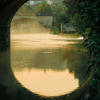 Buy canvas prints of Misty morning on River Avon  by Rowena Ko