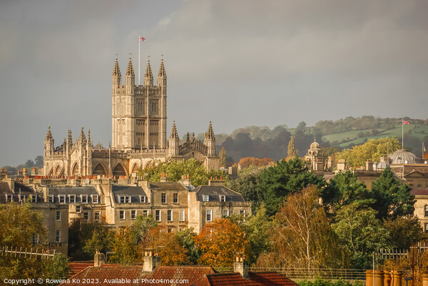 Fall mood photography of UK somerset cotswold city Bath in Golden Autumn  Picture Board by Rowena Ko