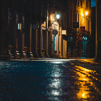 Buy canvas prints of Lightened up York Street in early rainy morning Bath by Rowena Ko